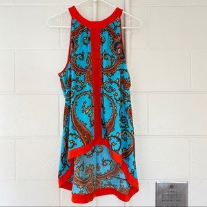 Nicole Miller Silk High Low Top